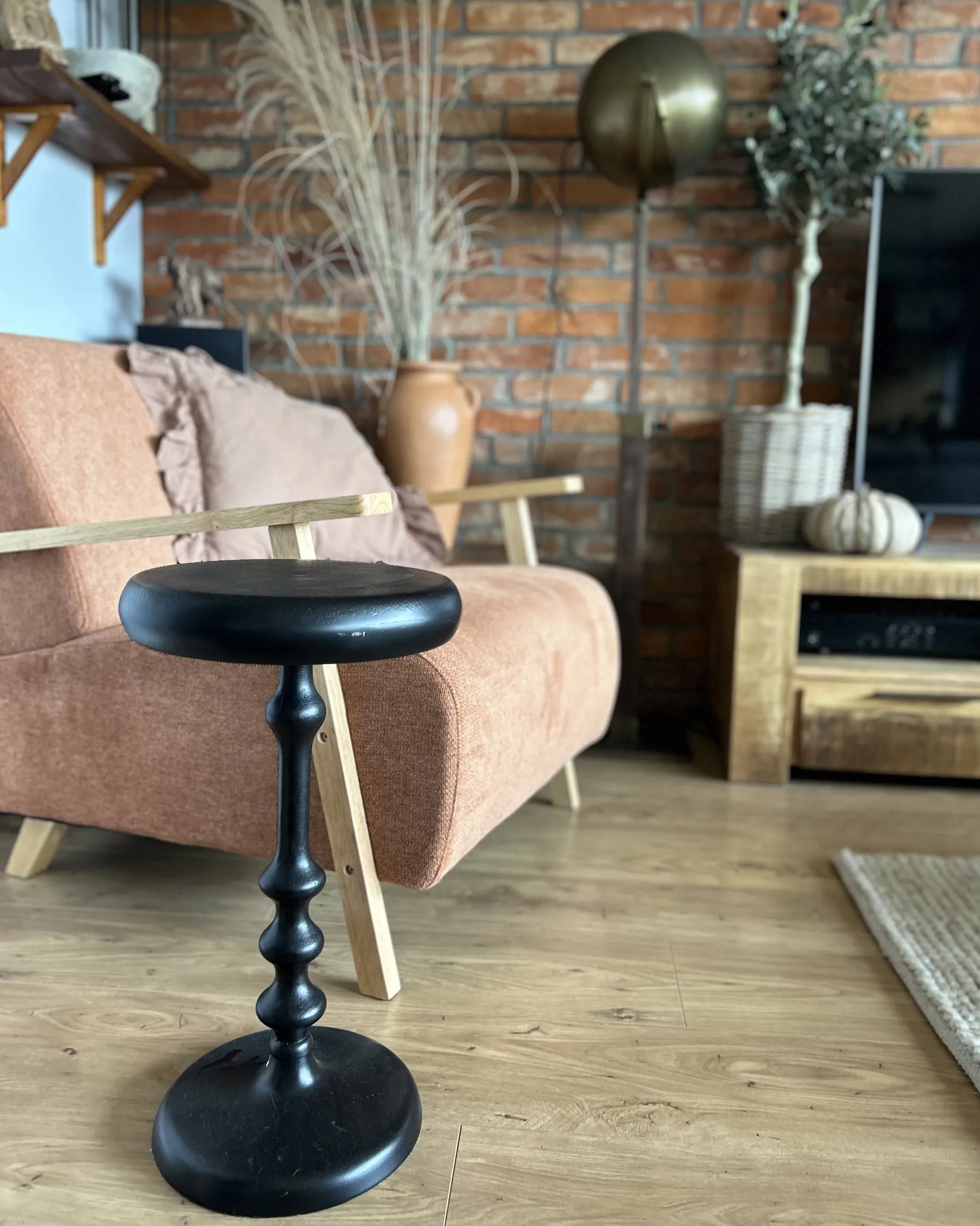 Side Table ATAPO Metal Black