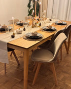 Set of 2 Dining Chairs DAKOTA II Velvet Taupe