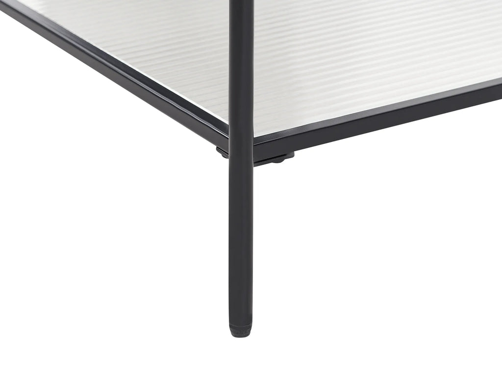 Coffee Table BLAIR Tempered Glass Black