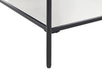 Coffee Table BLAIR Tempered Glass Black