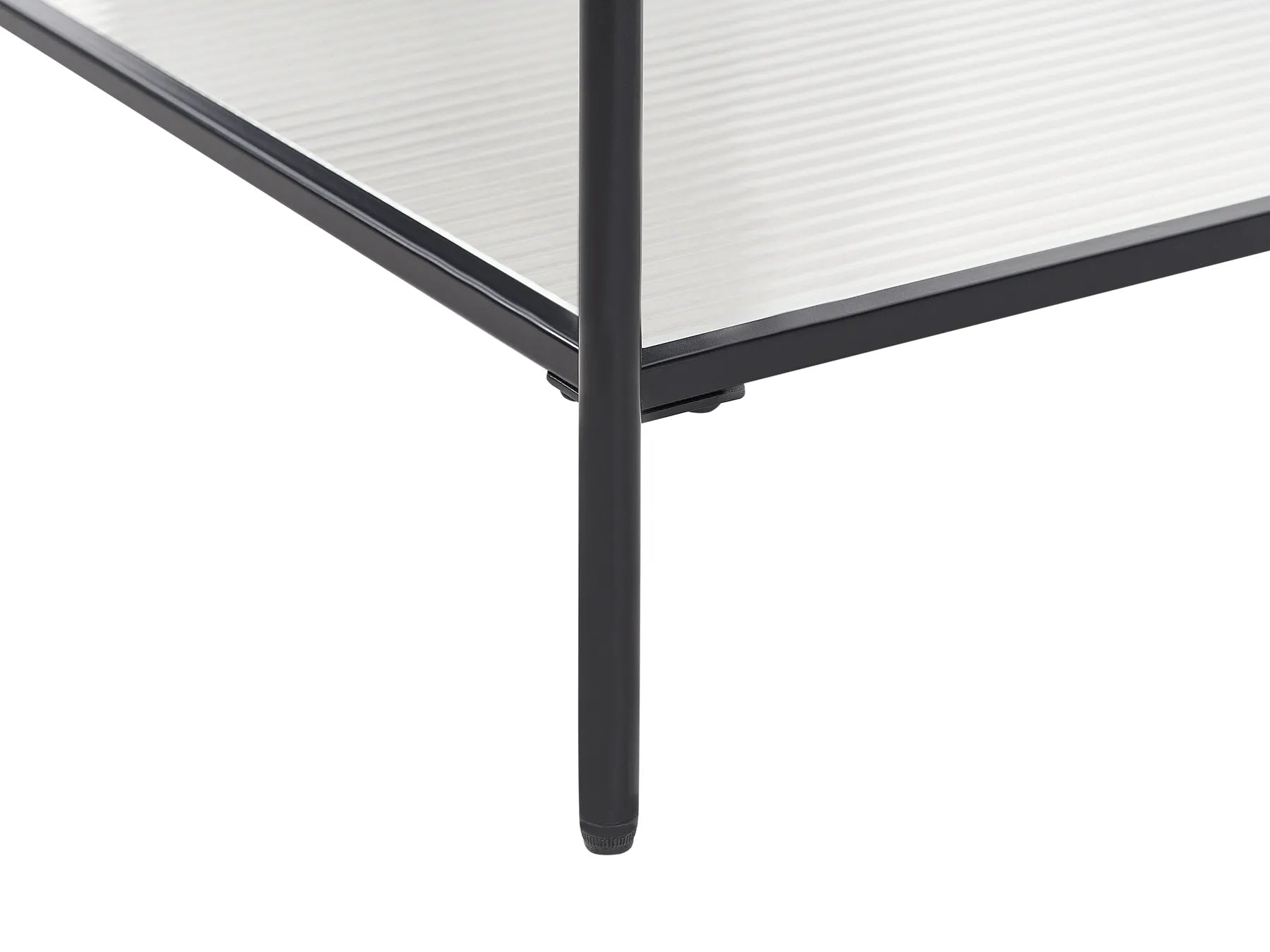 Coffee Table BLAIR Tempered Glass Black