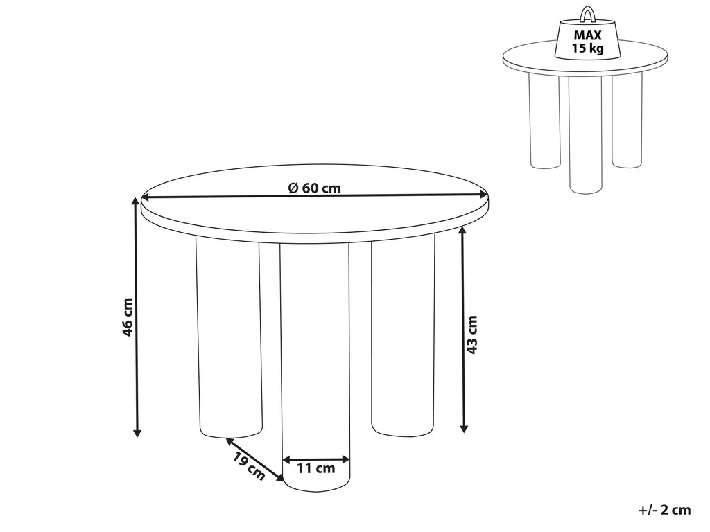 Coffee Table SENOIA White