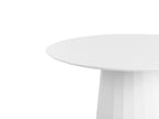 Dining Table PLATO White 100 cm 100 cm Metal