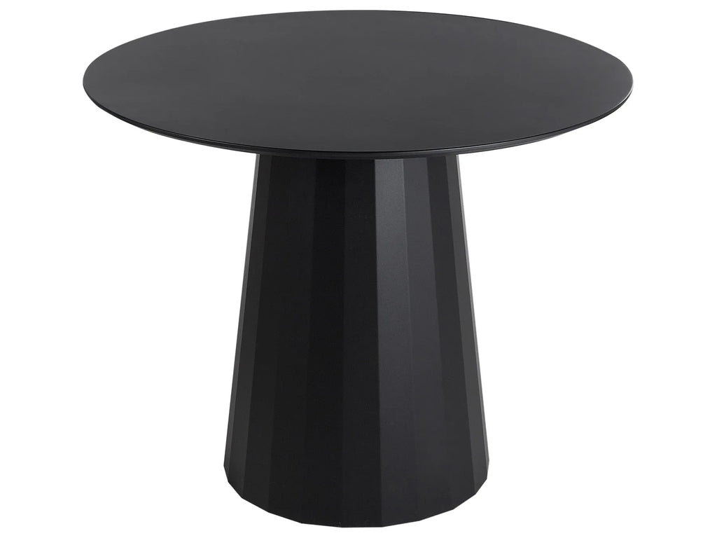 Dining Table PLATO Black 100 cm 100 cm Metal