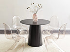 Dining Table PLATO Black 100 cm 100 cm Metal