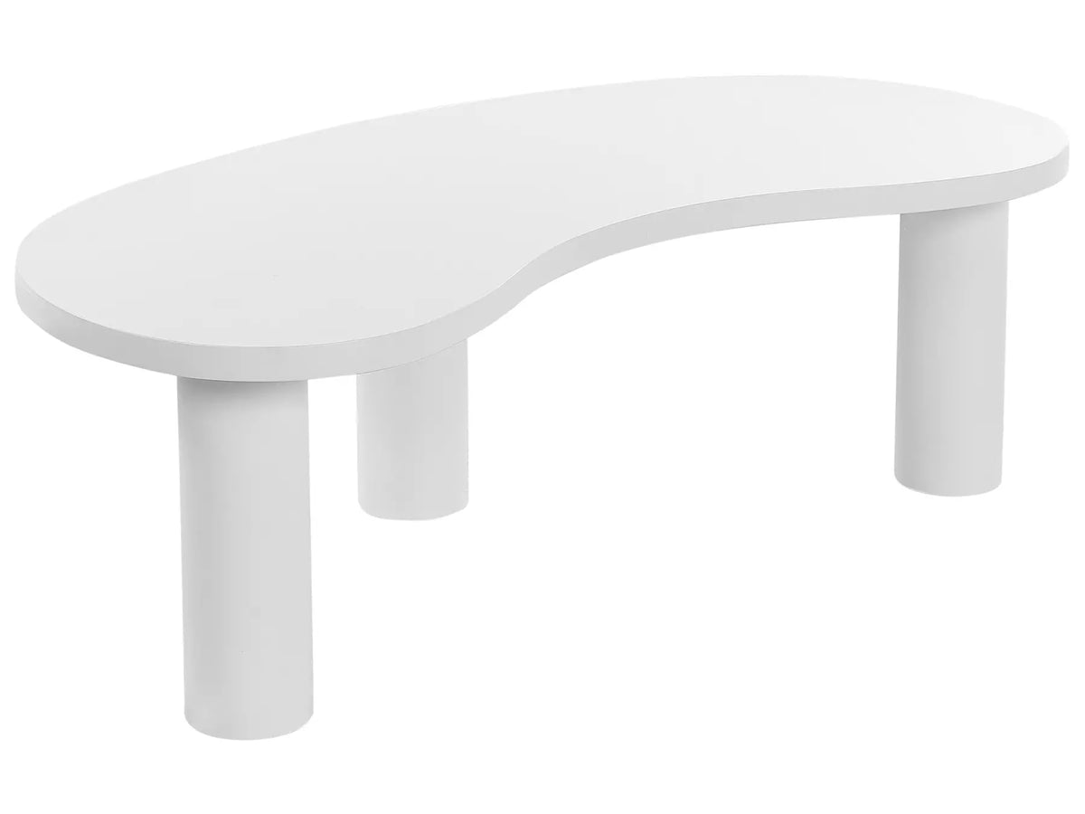 Coffee Table PAVA White — front product view
