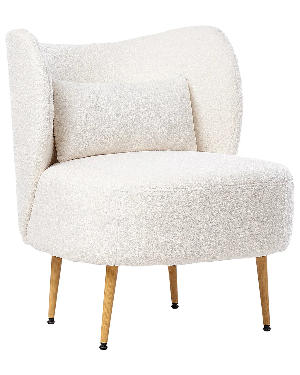 Armchair OTSBY II with Cushion Boucle Off-White