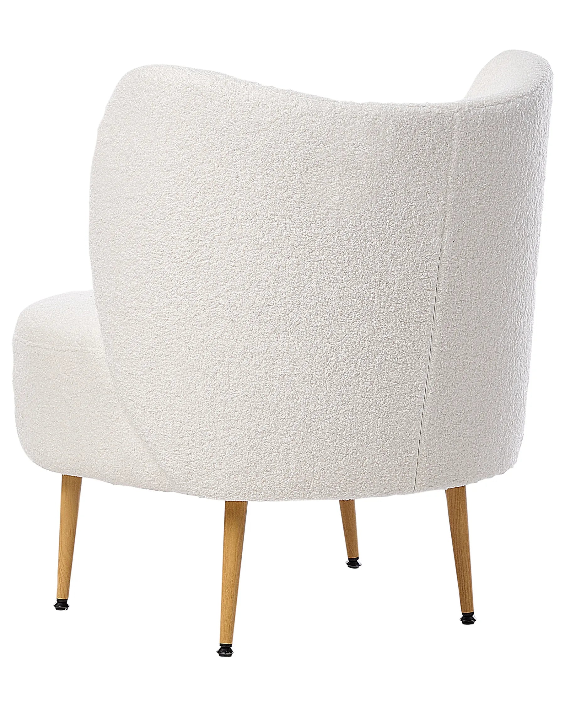 Armchair OTSBY II with Cushion Boucle Off-White