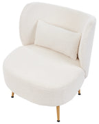 Armchair OTSBY II with Cushion Boucle Off-White