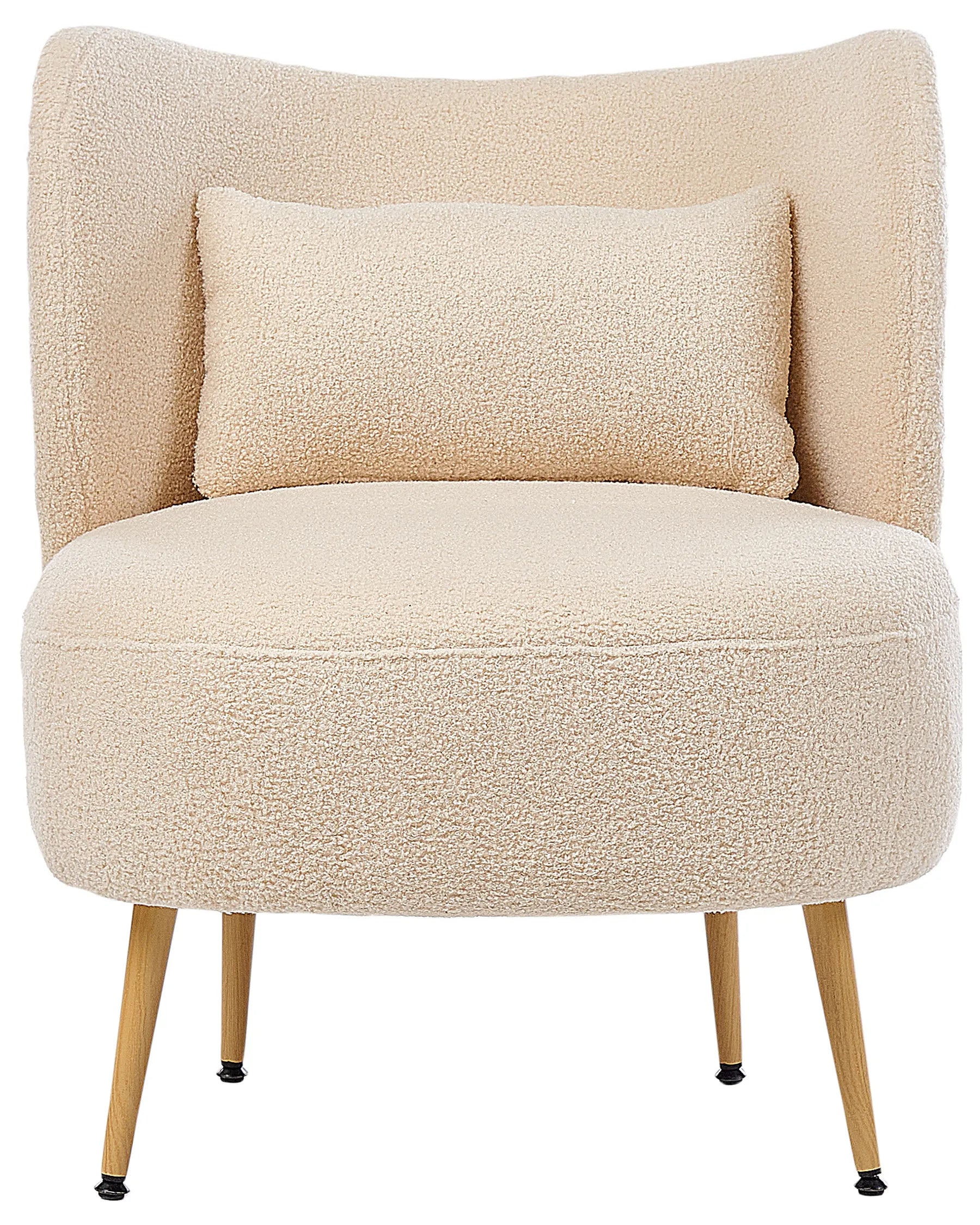 Armchair OTSBY II with Cushion Boucle Beige