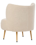 Armchair OTSBY II with Cushion Boucle Beige