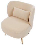 Armchair OTSBY II with Cushion Boucle Beige