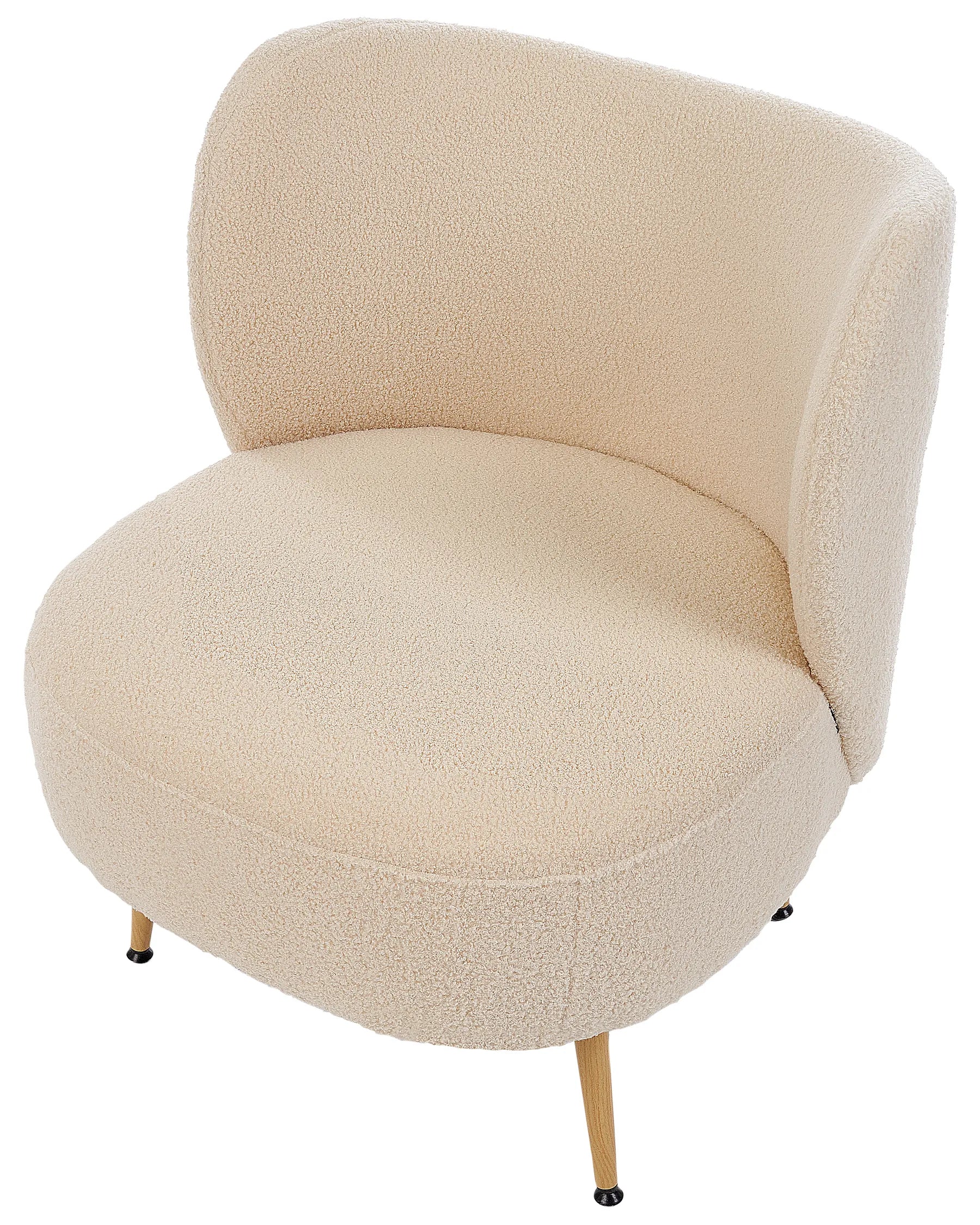 Armchair OTSBY II with Cushion Boucle Beige