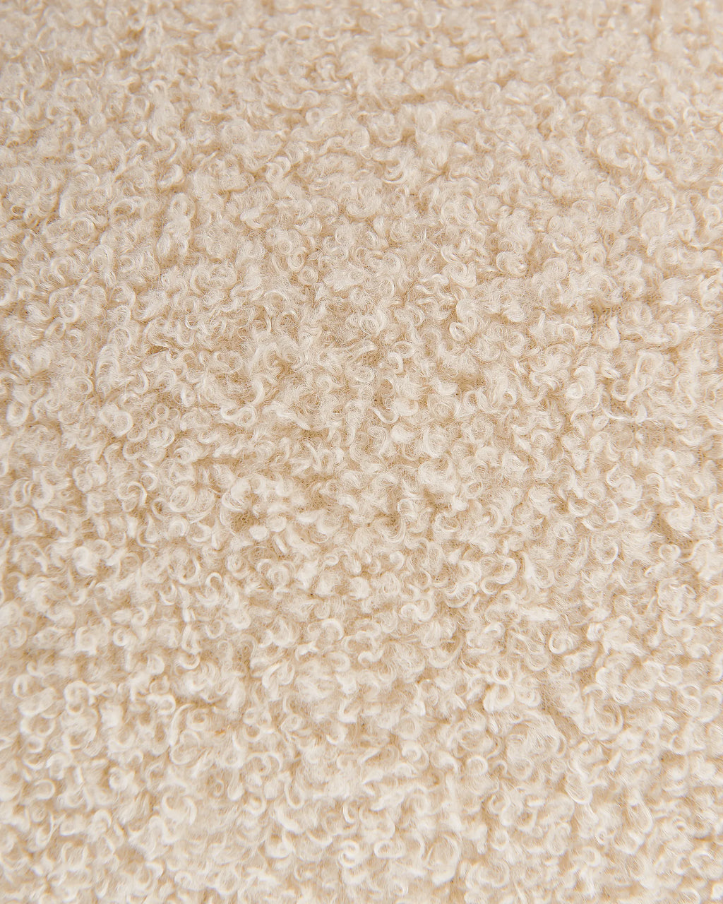 Armchair OTSBY II with Cushion Boucle Beige