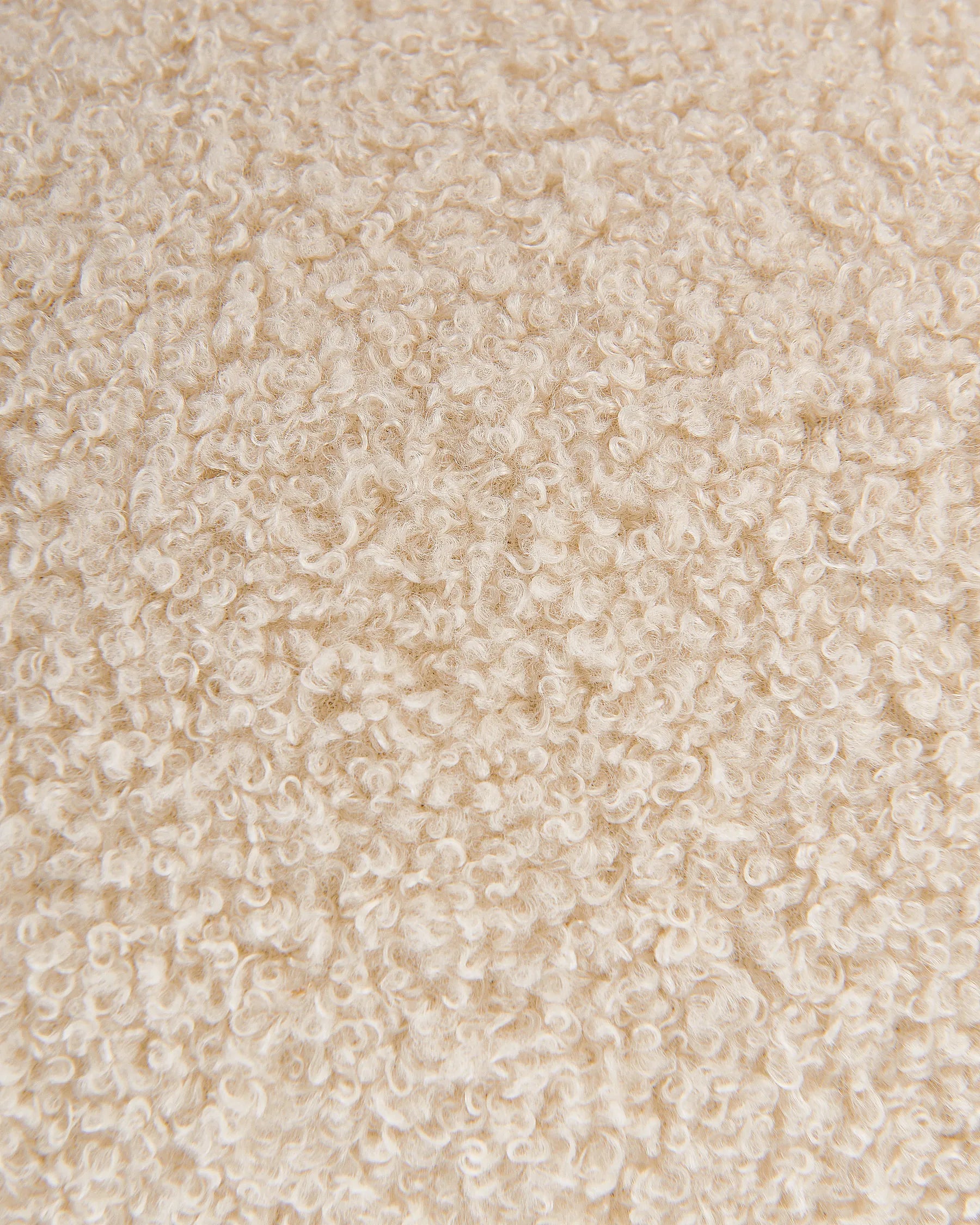 Armchair OTSBY II with Cushion Boucle Beige