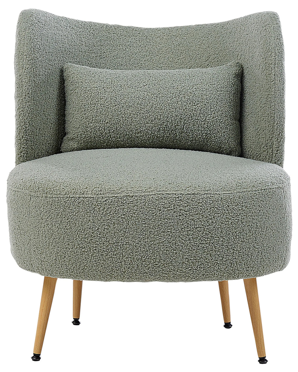 Armchair OTSBY II with Cushion Boucle Green