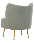 Armchair OTSBY II with Cushion Boucle Green