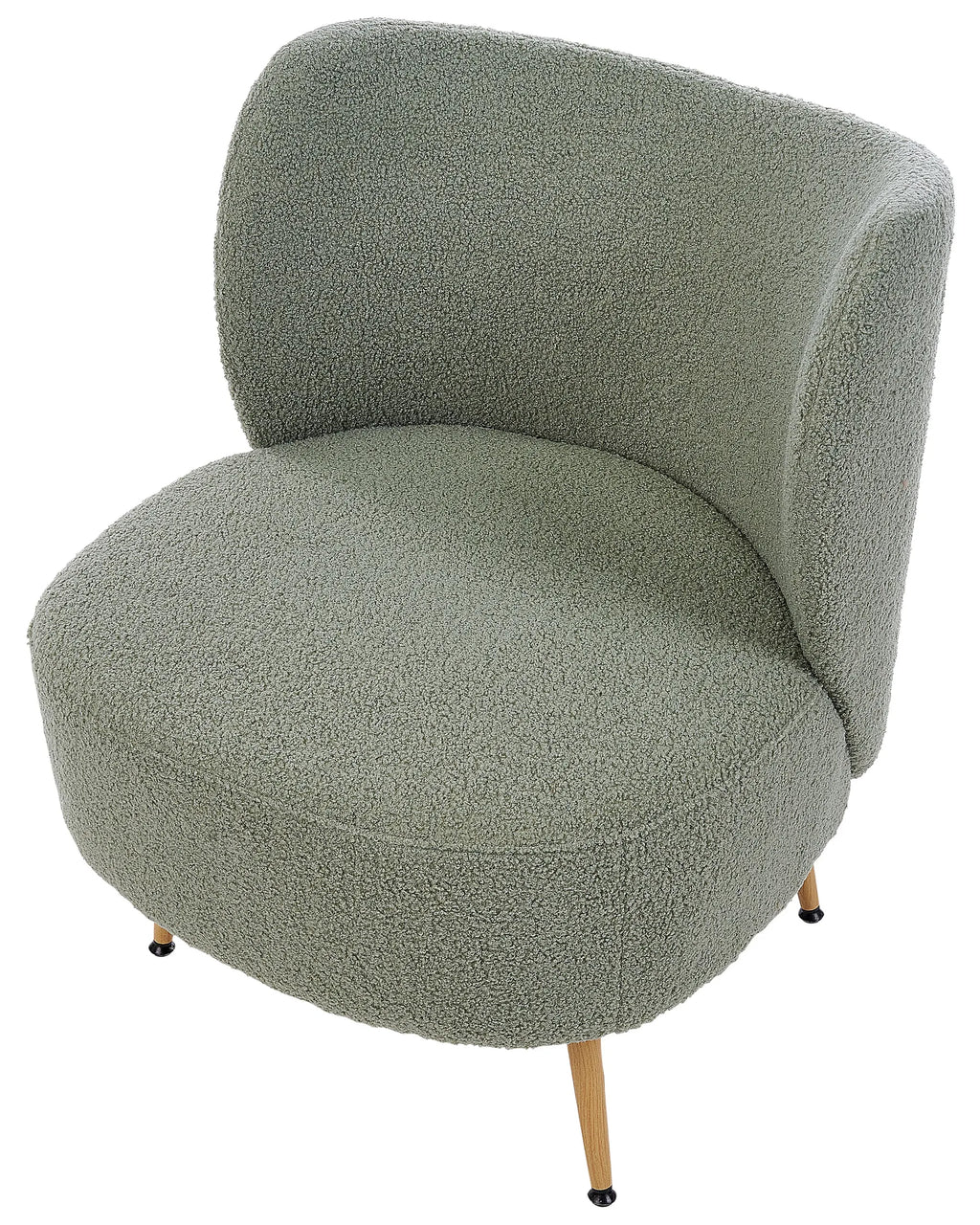 Armchair OTSBY II with Cushion Boucle Green