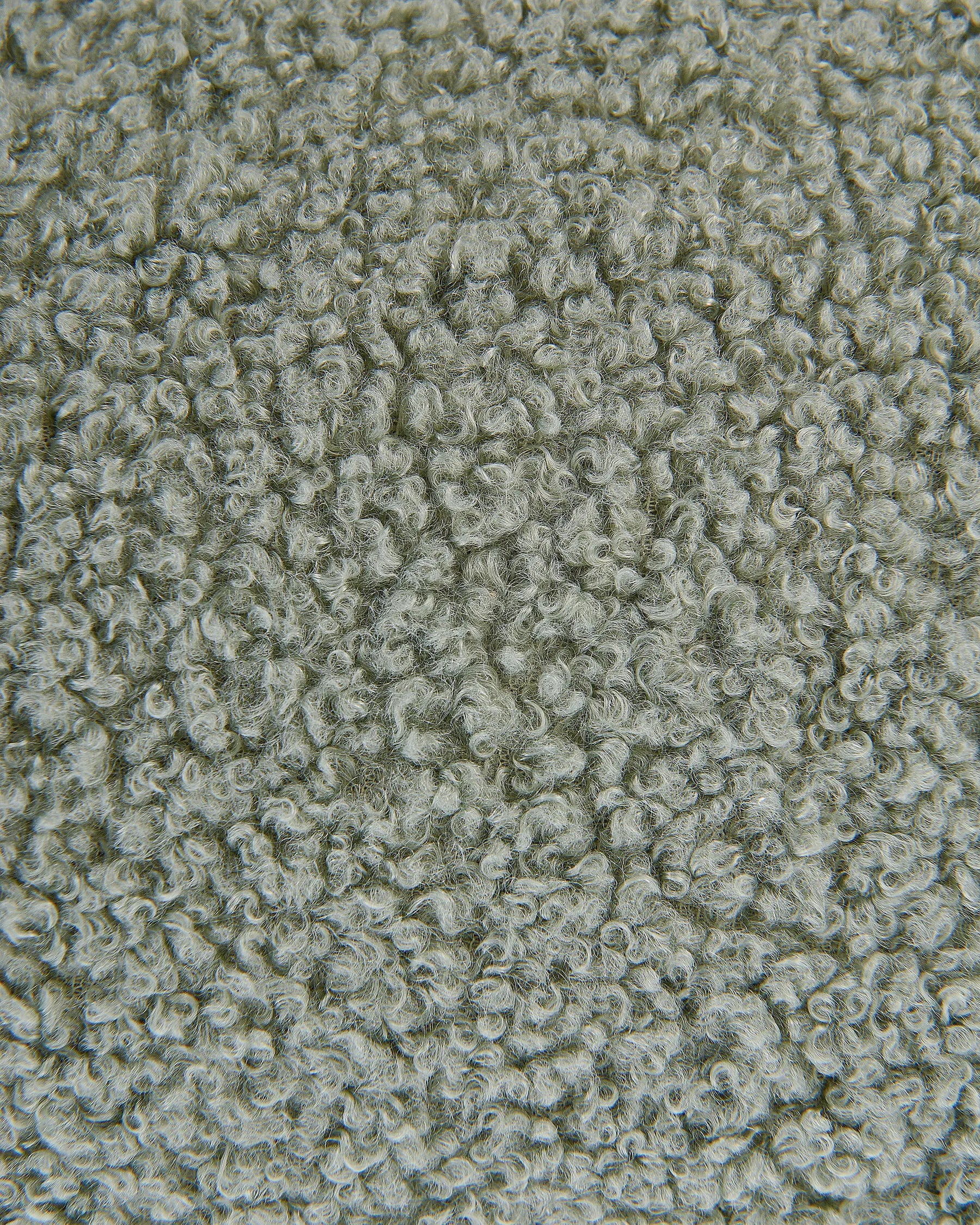 Armchair OTSBY II with Cushion Boucle Green