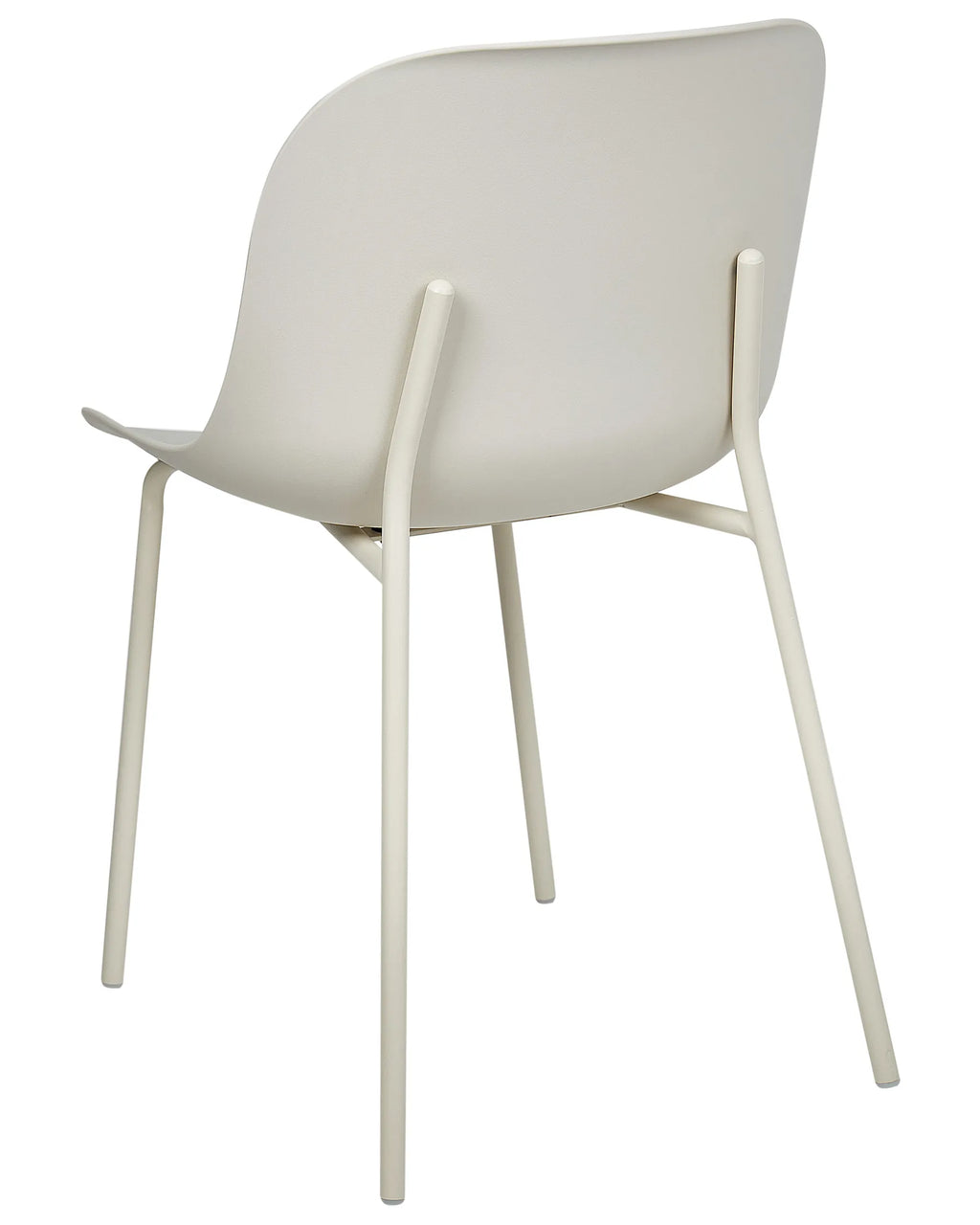 Set of 2 Dining Chairs BELOIT Light Beige