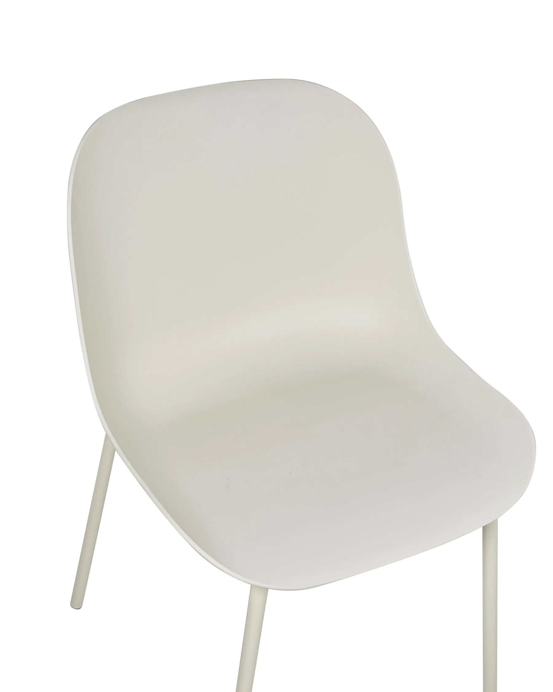 Set of 2 Dining Chairs BELOIT Light Beige