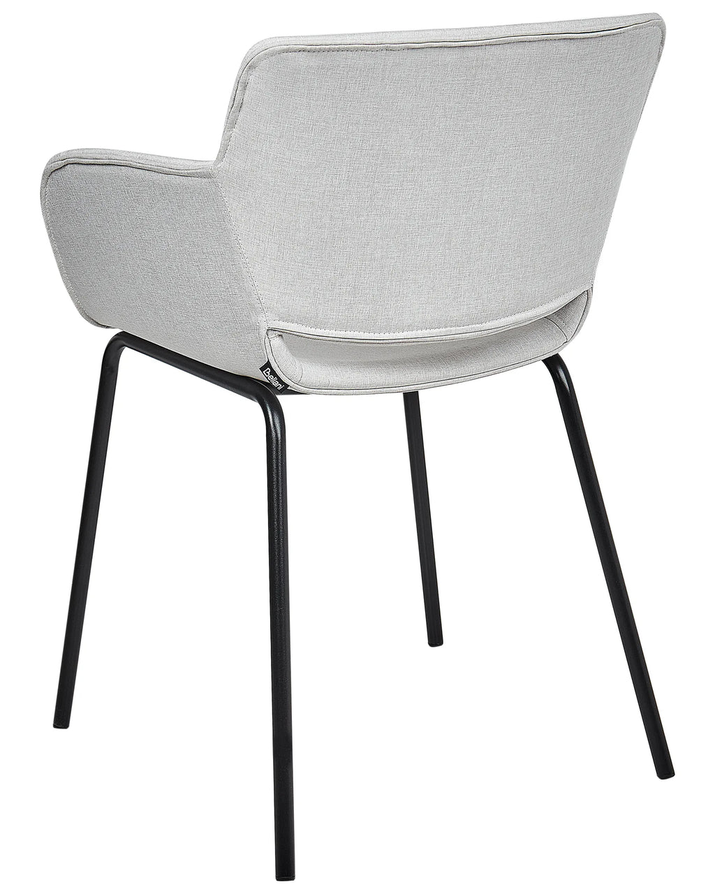 Set of 2 Dining Chairs AXTEL Fabric Light Grey