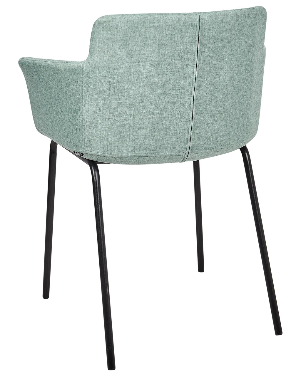 Set of 2 Dining Chairs BELFIELD Fabric Mint Green