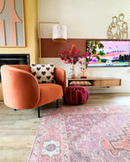 Armchair LOEN Velvet Orange