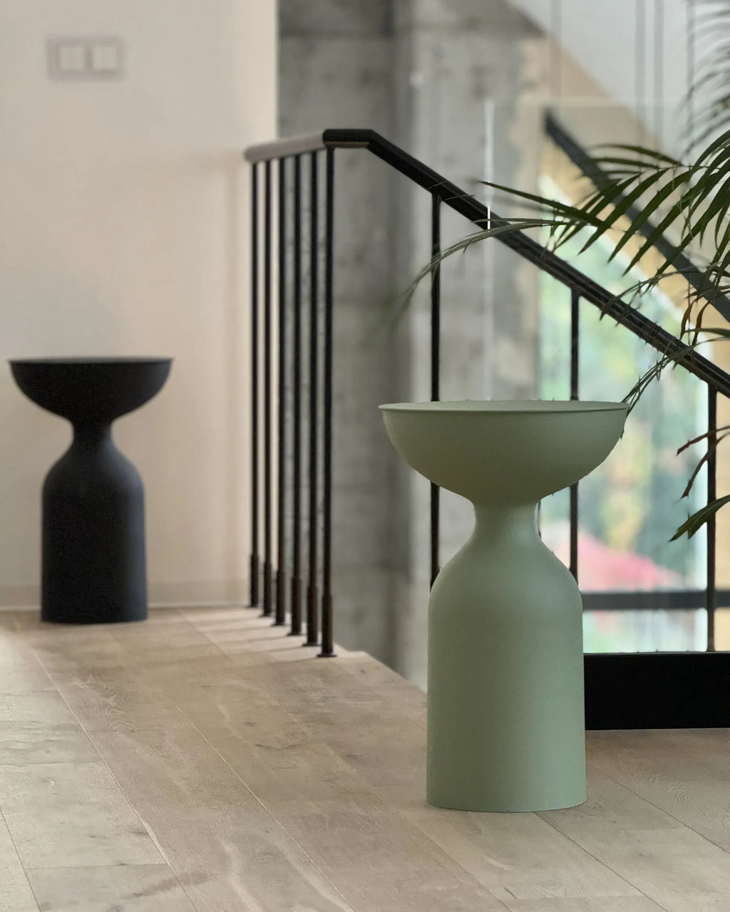 Side Table COTA Metal Light Green