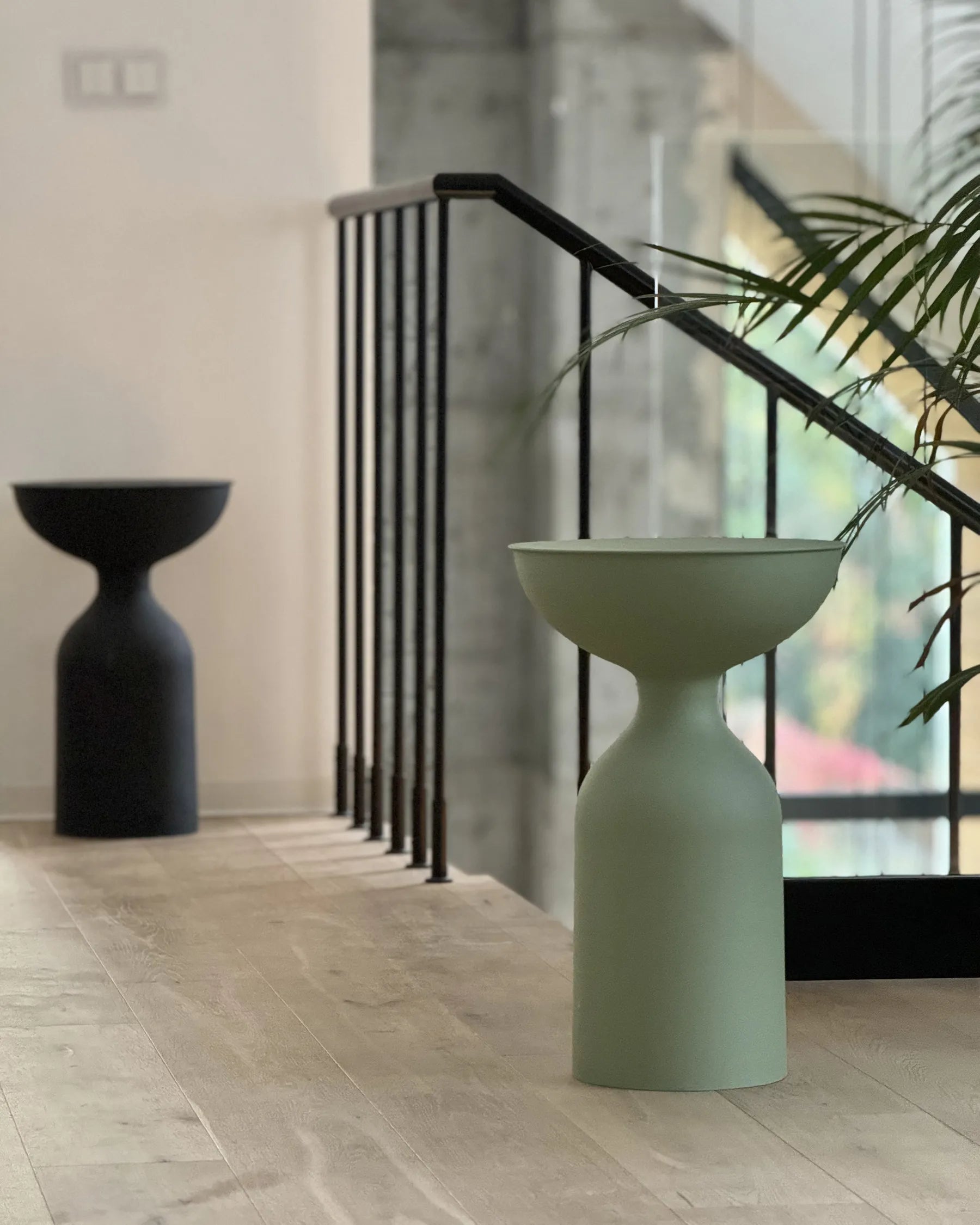 Side Table COTA Metal Light Green