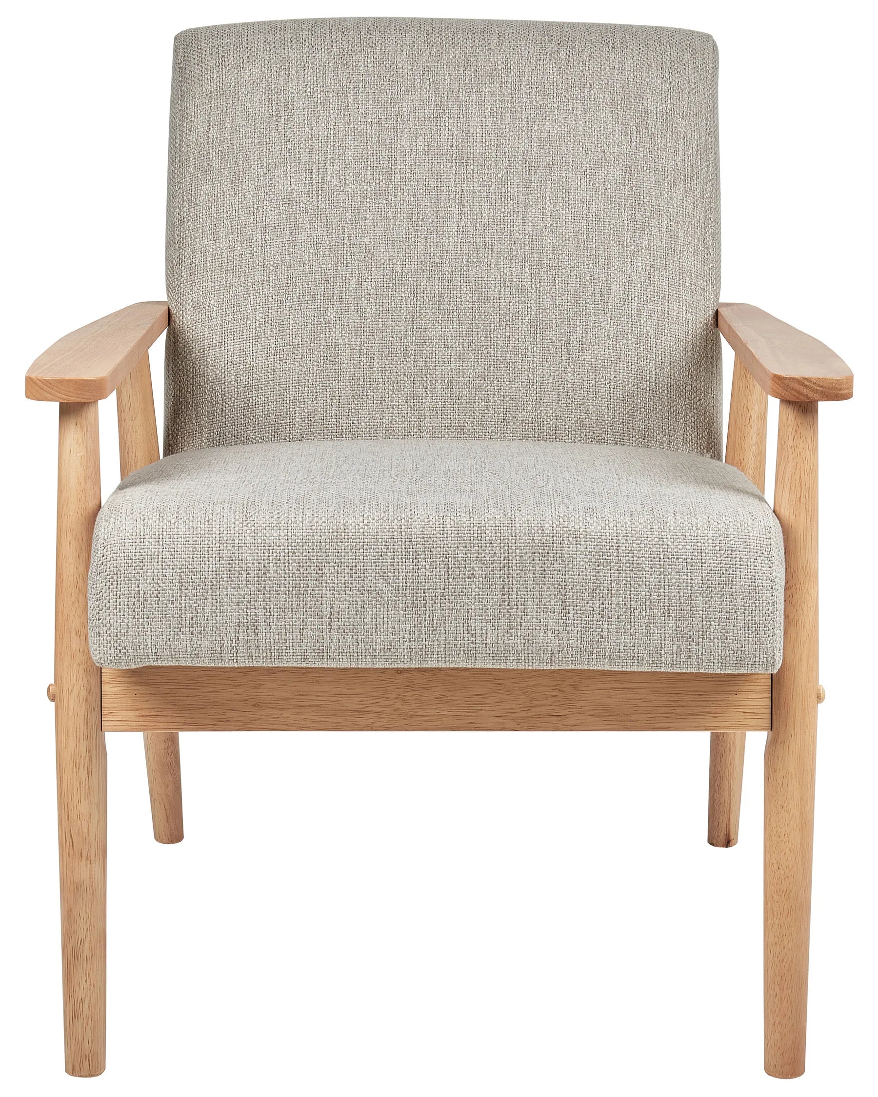 Armchair ESRUM Fabric Light Brown/ Grey