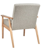 Armchair ESRUM Fabric Light Brown/ Grey