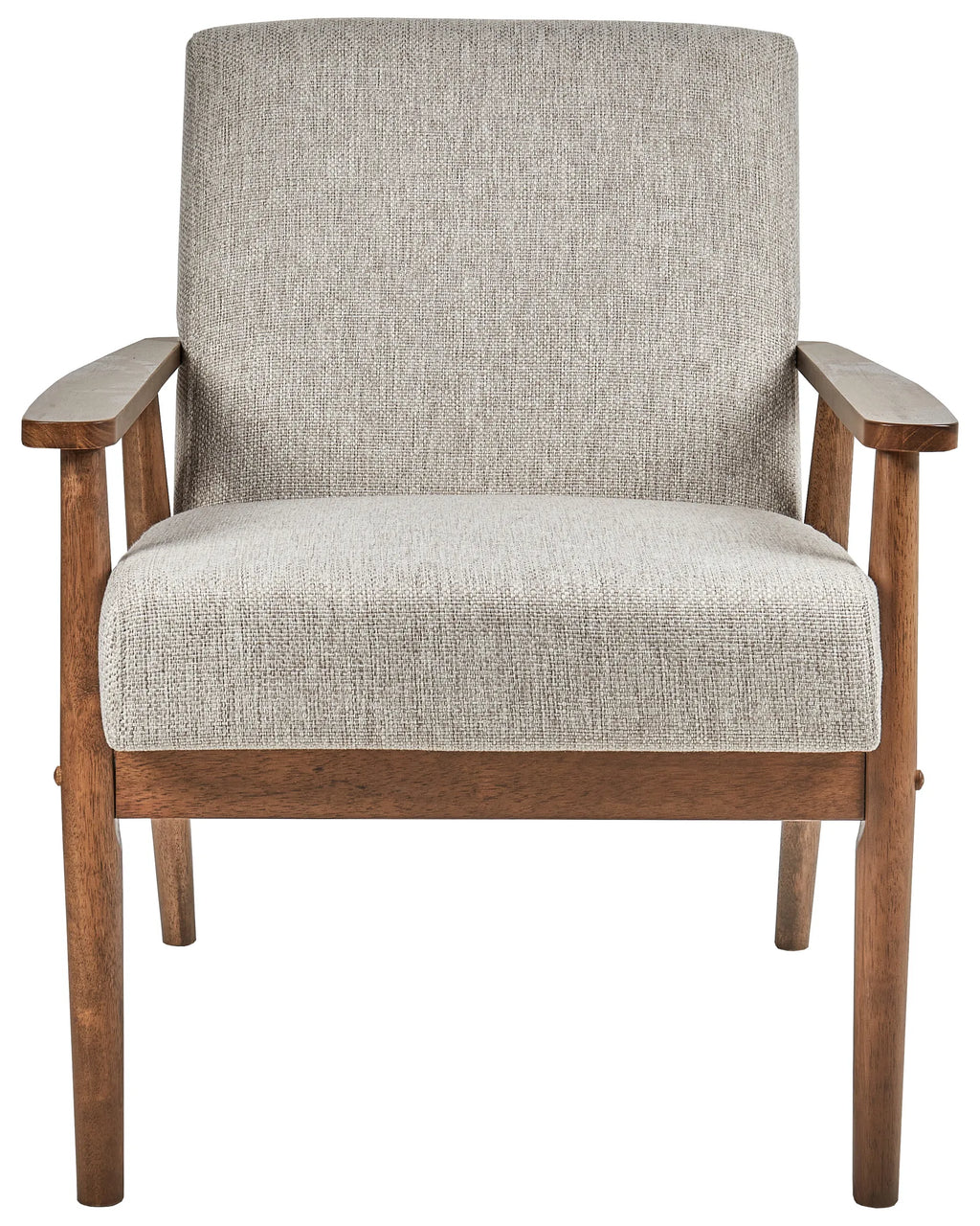 Armchair ESRUM Fabric Dark Brown/ Grey