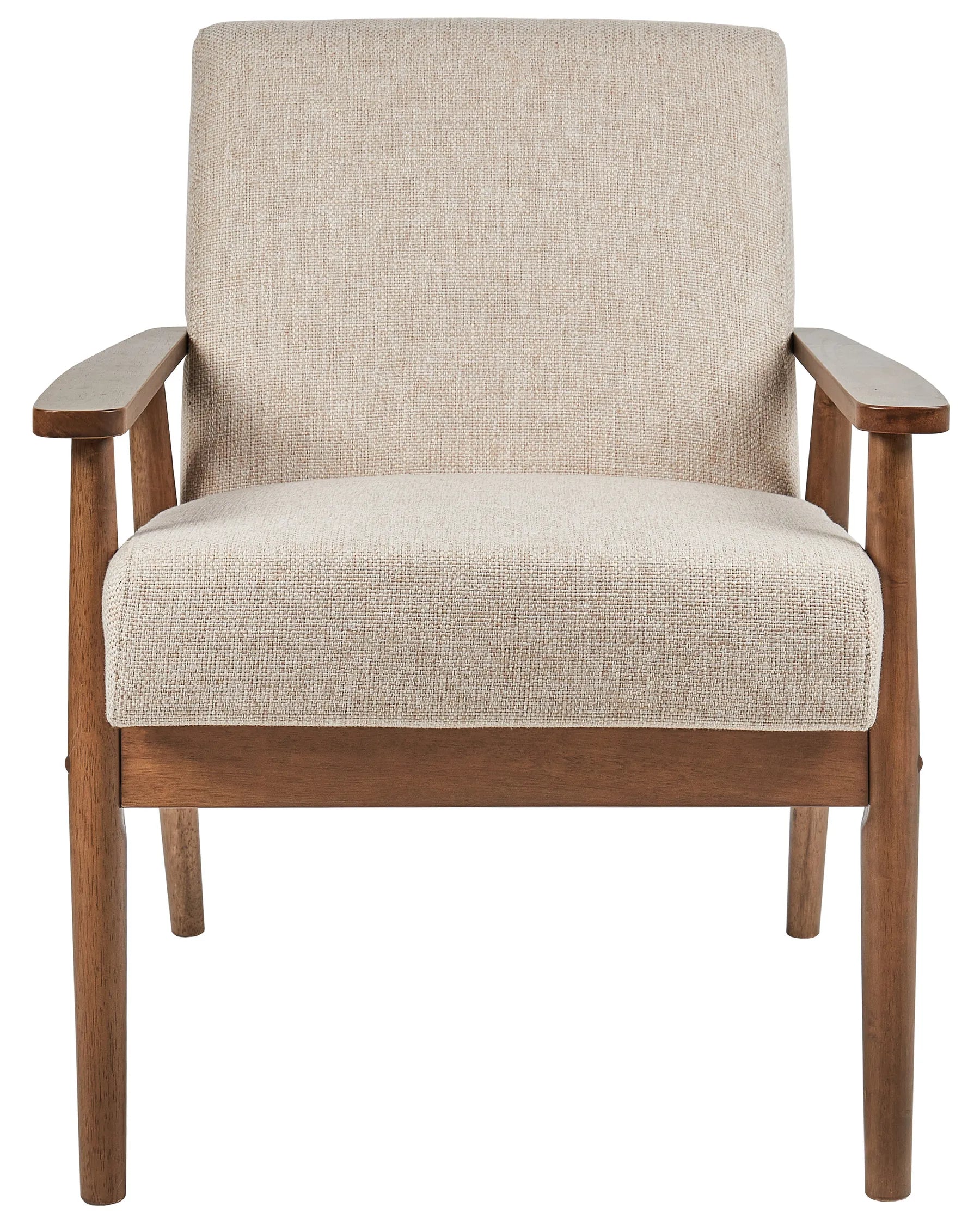 Armchair ESRUM Fabric Dark Brown/ Beige