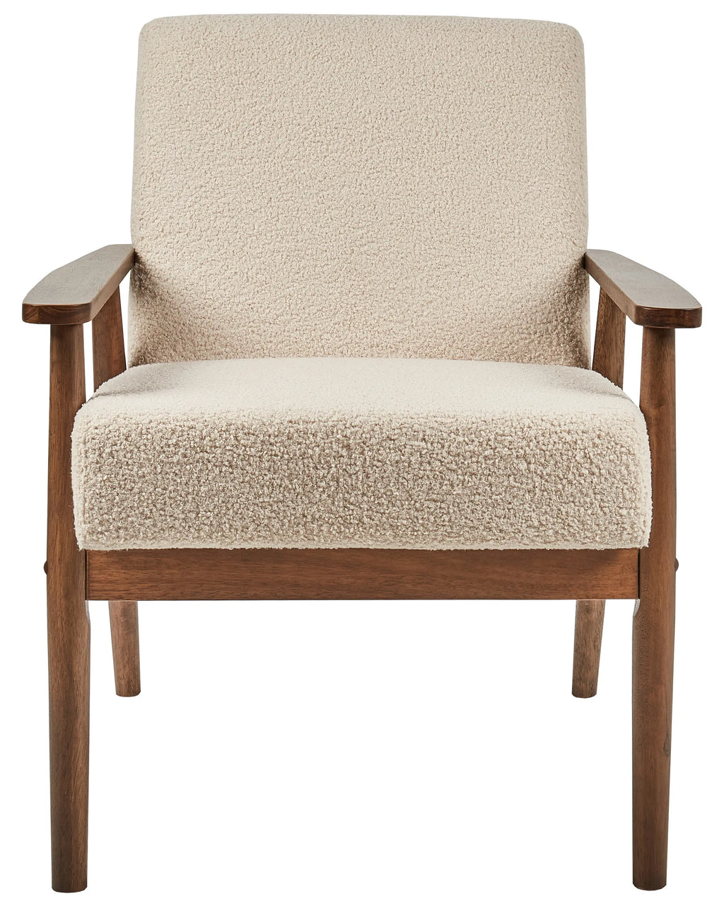 Armchair ESRUM Boucle Dark Brown/ Beige