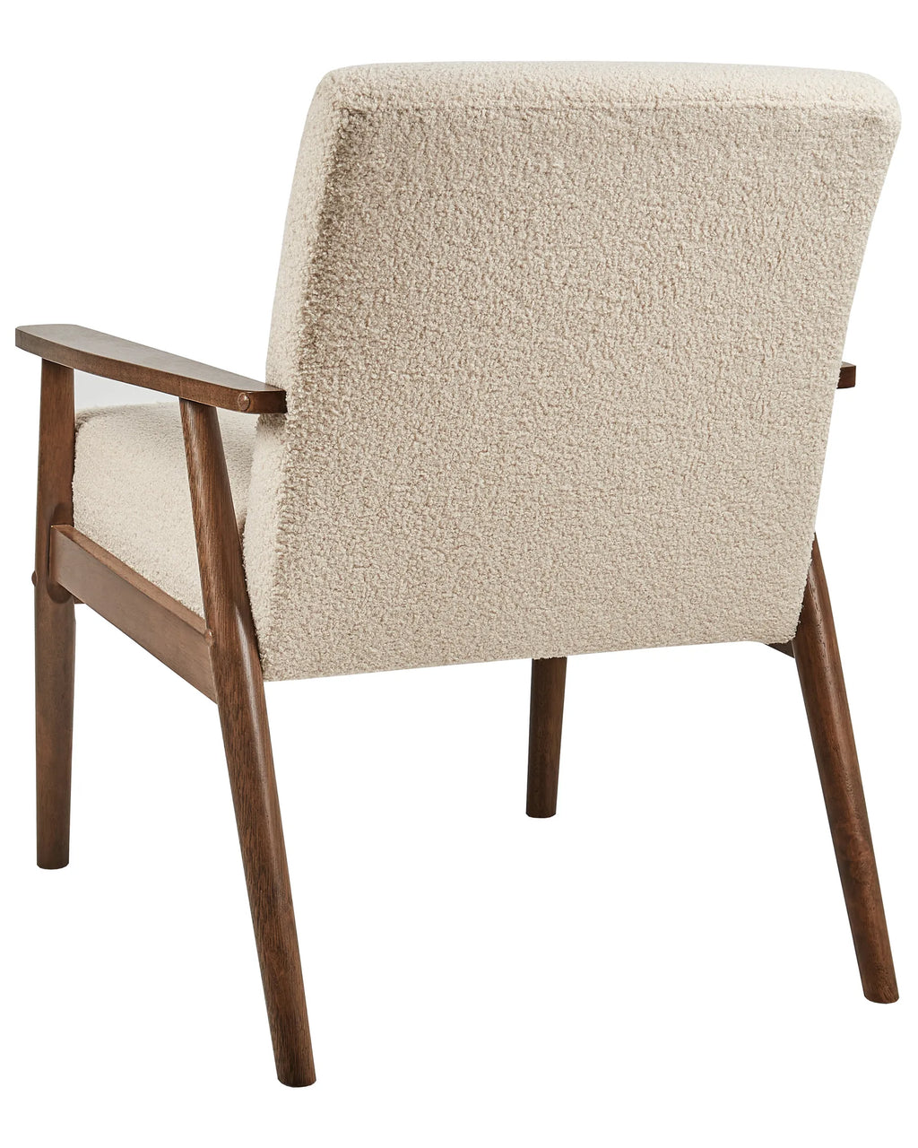 Armchair ESRUM Boucle Dark Brown/ Beige