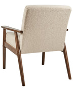 Armchair ESRUM Boucle Dark Brown/ Beige