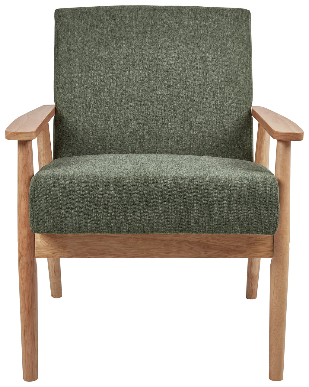 Armchair ESRUM Fabric Light Brown/ Green