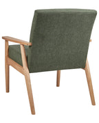 Armchair ESRUM Fabric Light Brown/ Green