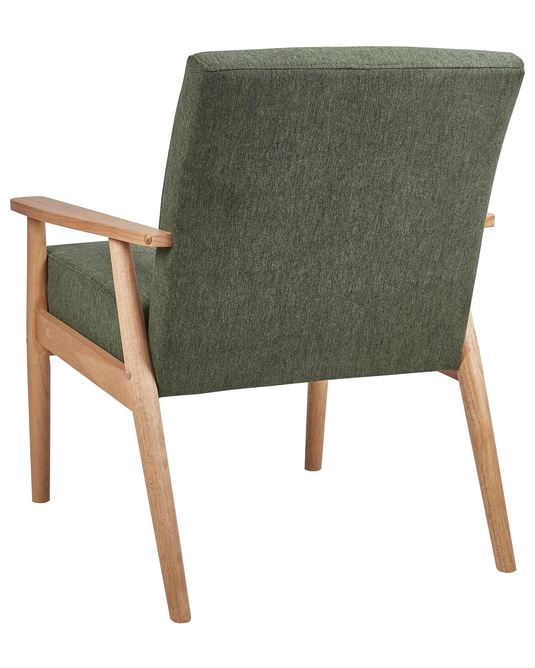 Armchair ESRUM Fabric Light Brown/ Green