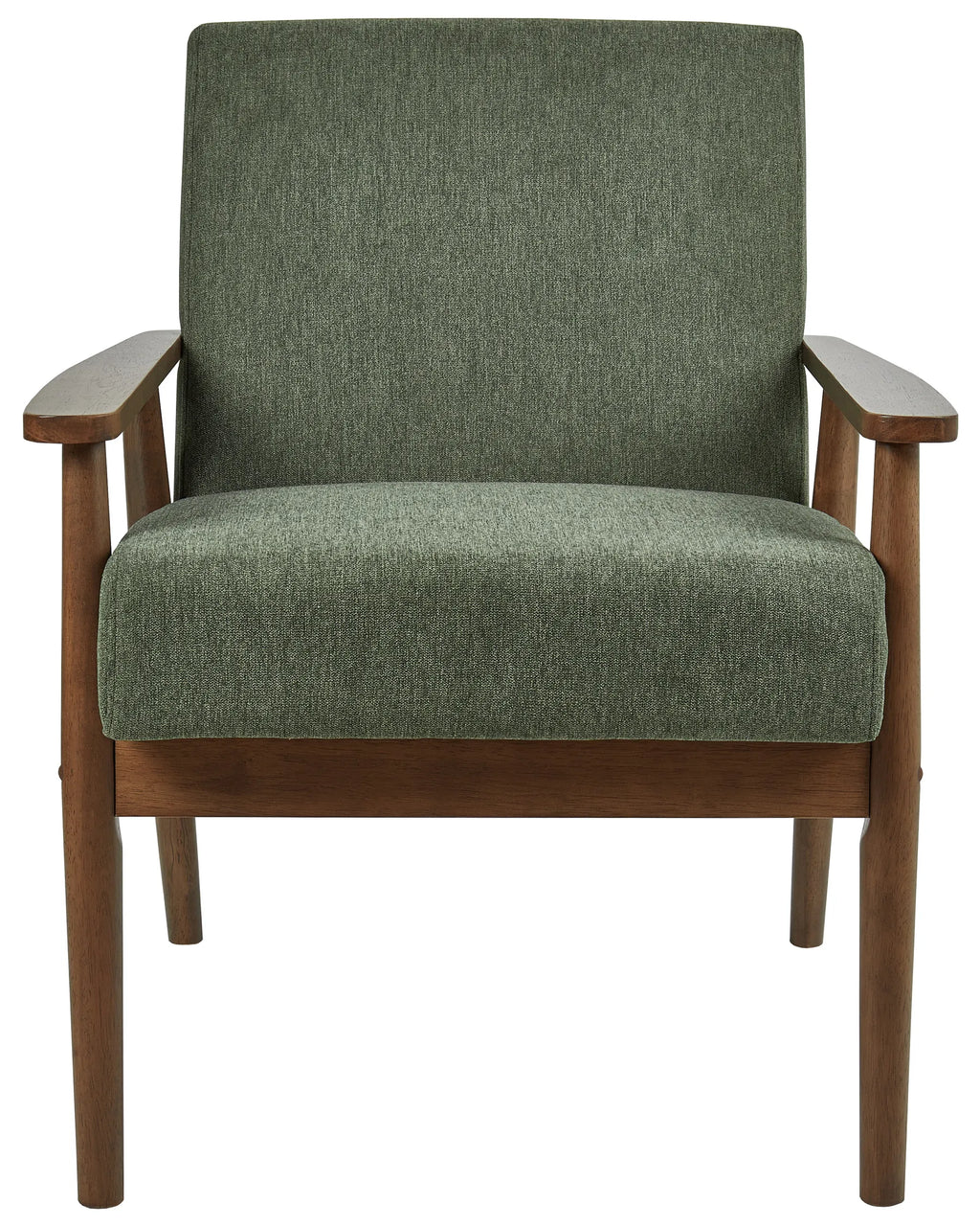 Armchair ESRUM Fabric Dark Brown/ Green