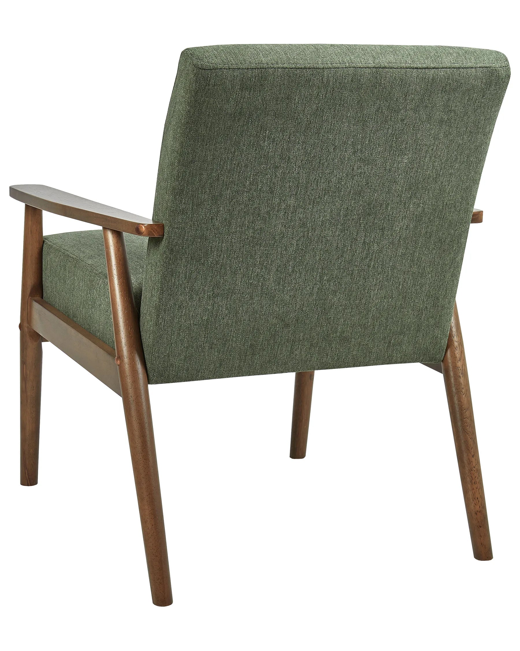 Armchair ESRUM Fabric Dark Brown/ Green