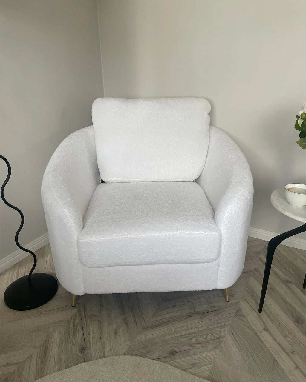 Armchair TROSA Fabric Light Beige