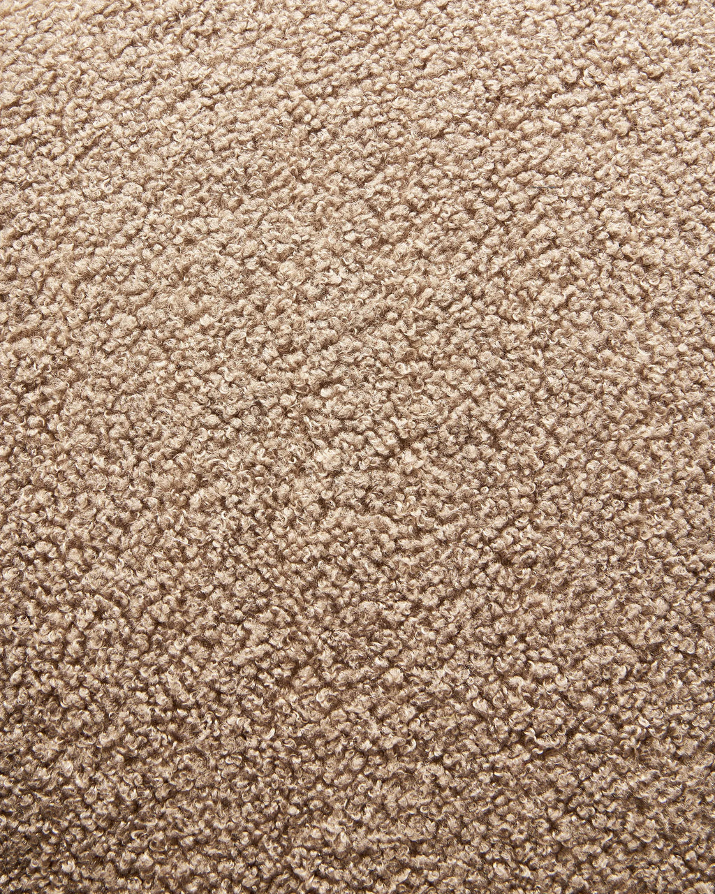 Swivel Armchair DAVIK Boucle Taupe