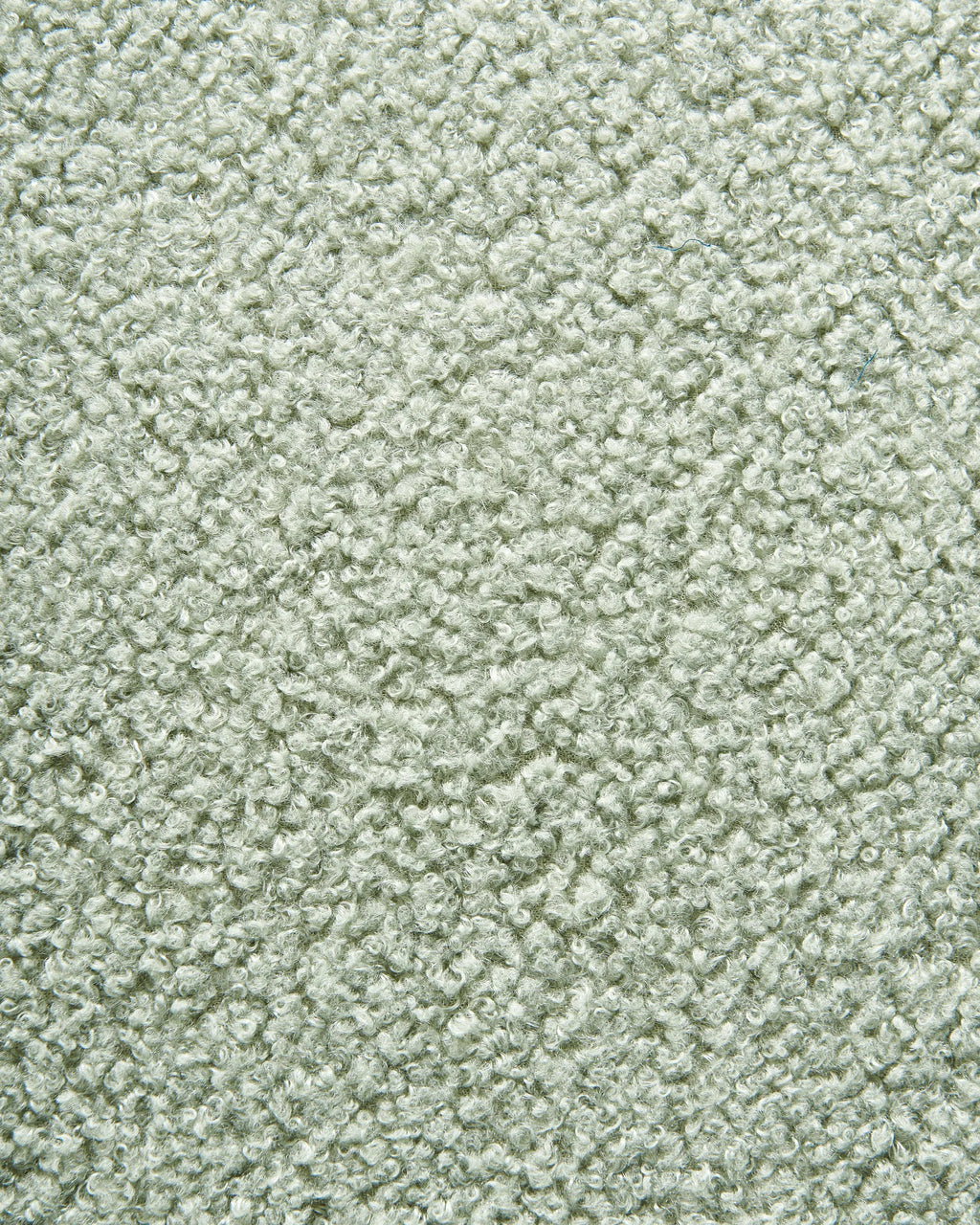 Swivel Armchair DAVIK Boucle Light Green