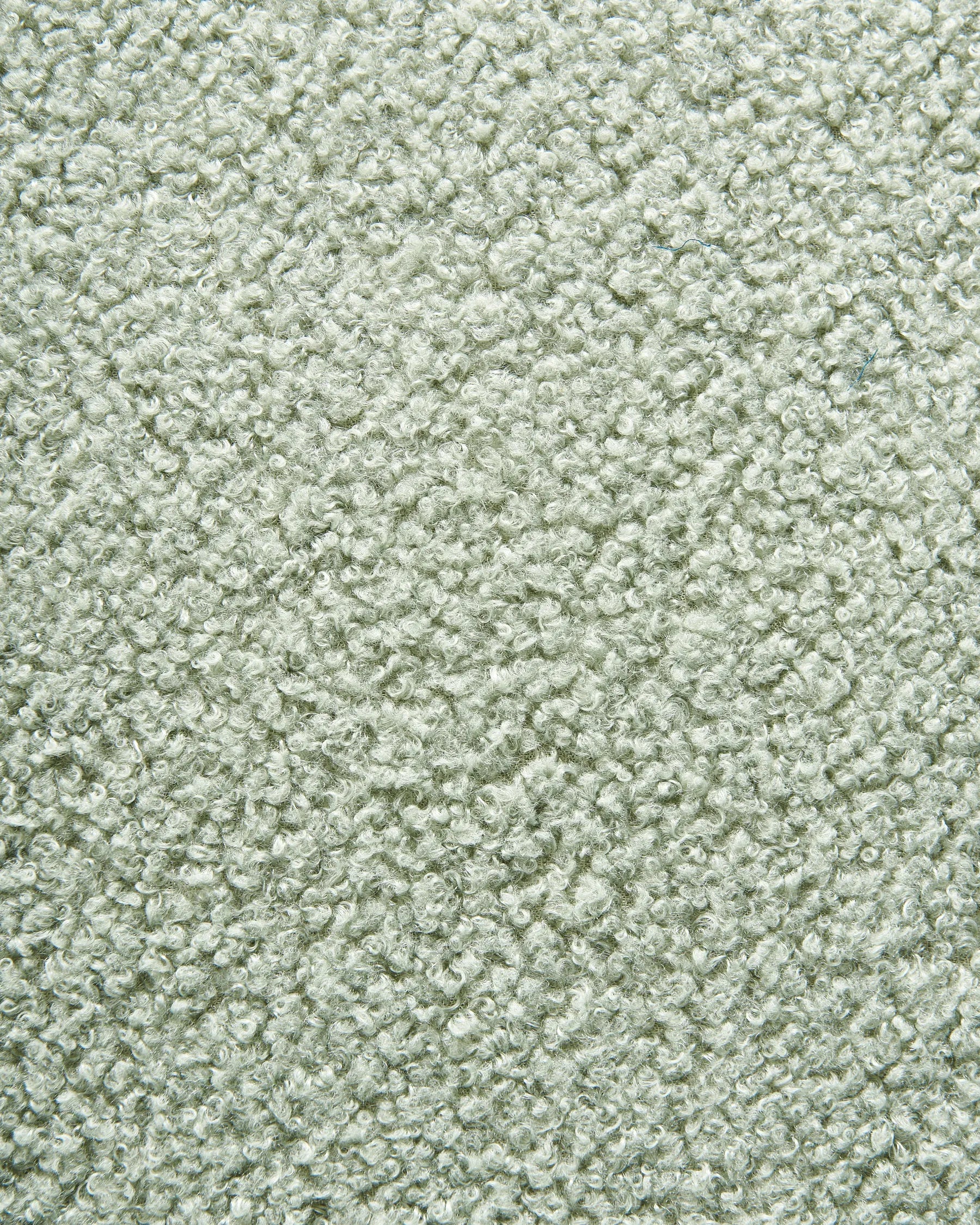 Swivel Armchair DAVIK Boucle Light Green