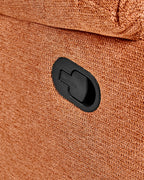Recliner Chair BERGEN with Footrest Fabric Orange