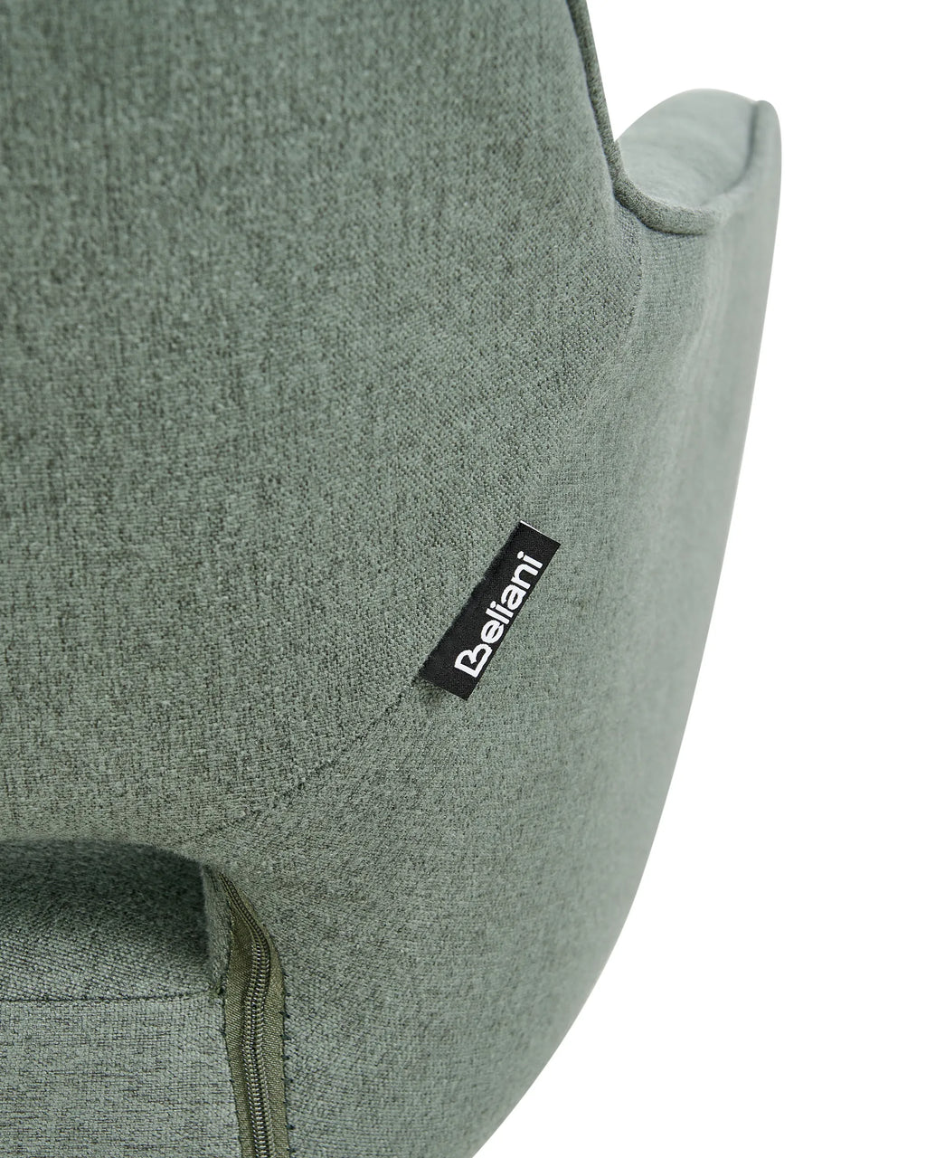 Set of 2 Dining Chairs Swivel MIRA Fabric Green