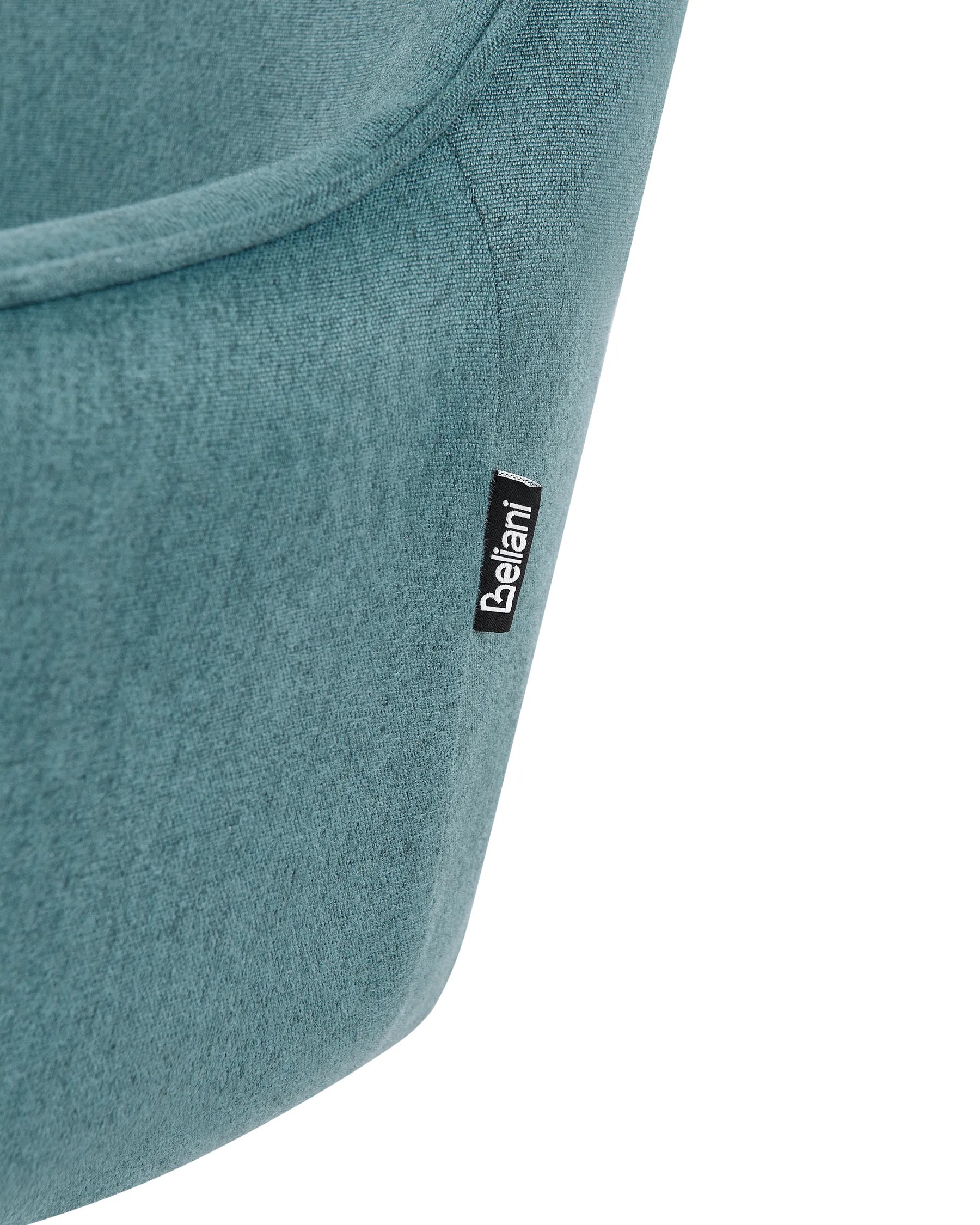Set of 2 Dining Chairs Swivel JODAR Fabric Teal