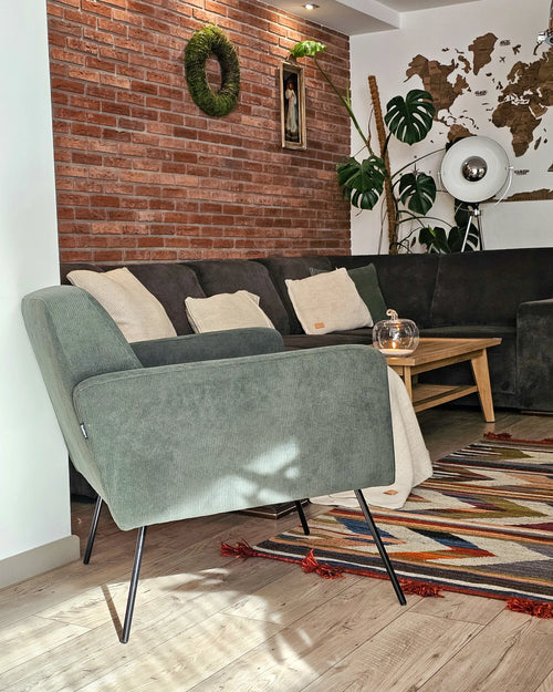 Armchair NARKEN Corduroy Dark Green